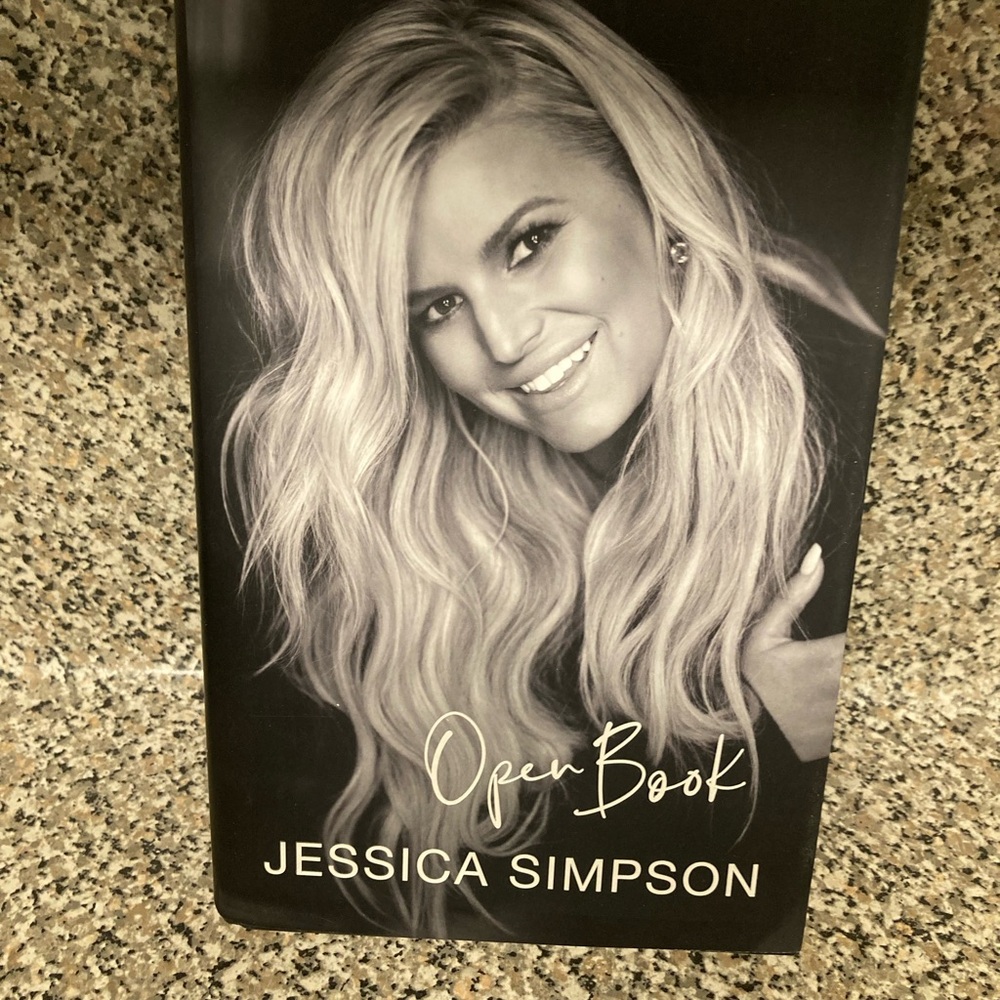 Jessica Simpson Biography Memoir Open Book Hardcover
